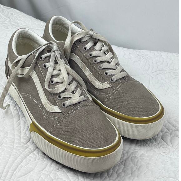 Vans Unisex Men's 8 Women's 9.5 Tan Old School Stackform Lace Up Shoe - Picture 1 of 9